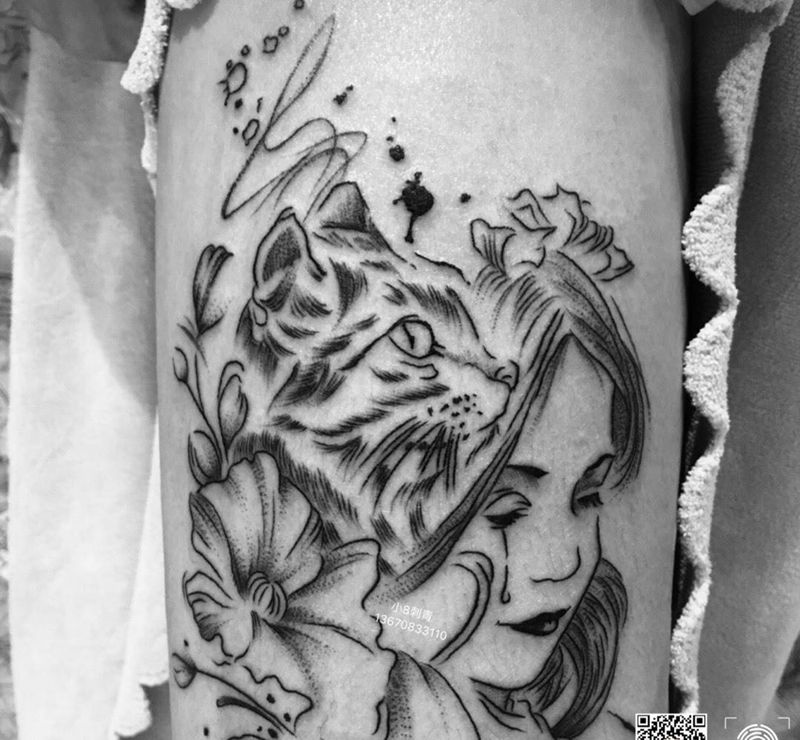 半成品纹身图片