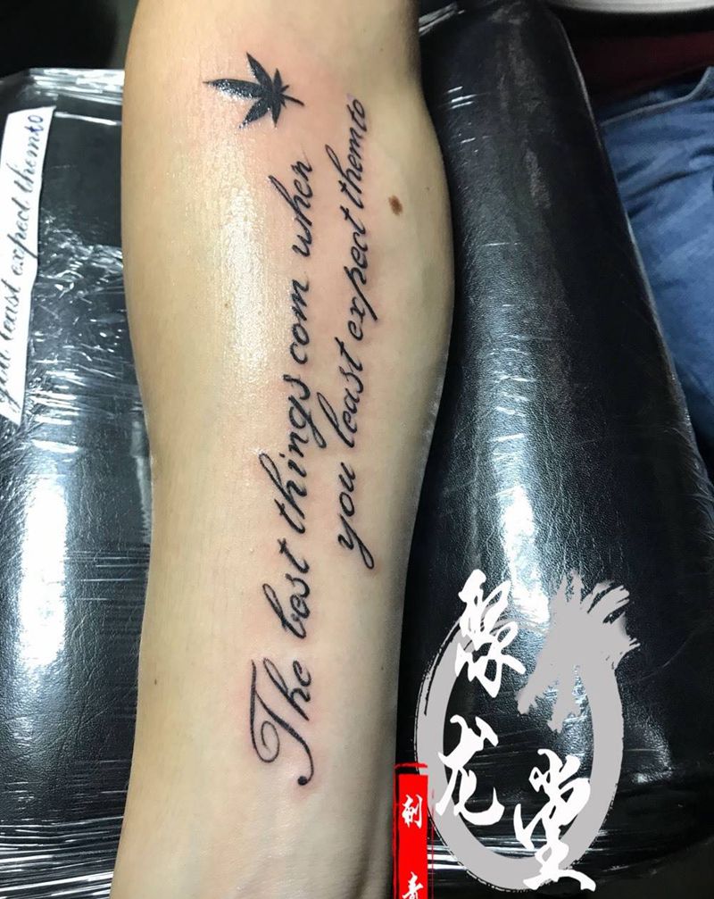 小清新纹身图片