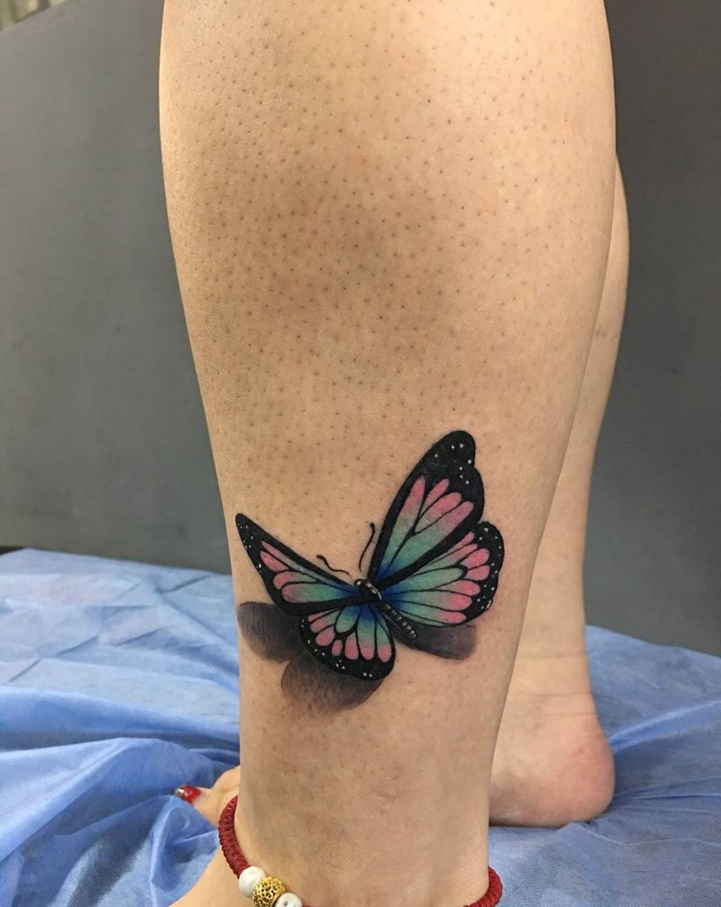 蝴蝶纹身图片
