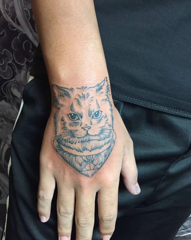 猫猫纹身图片