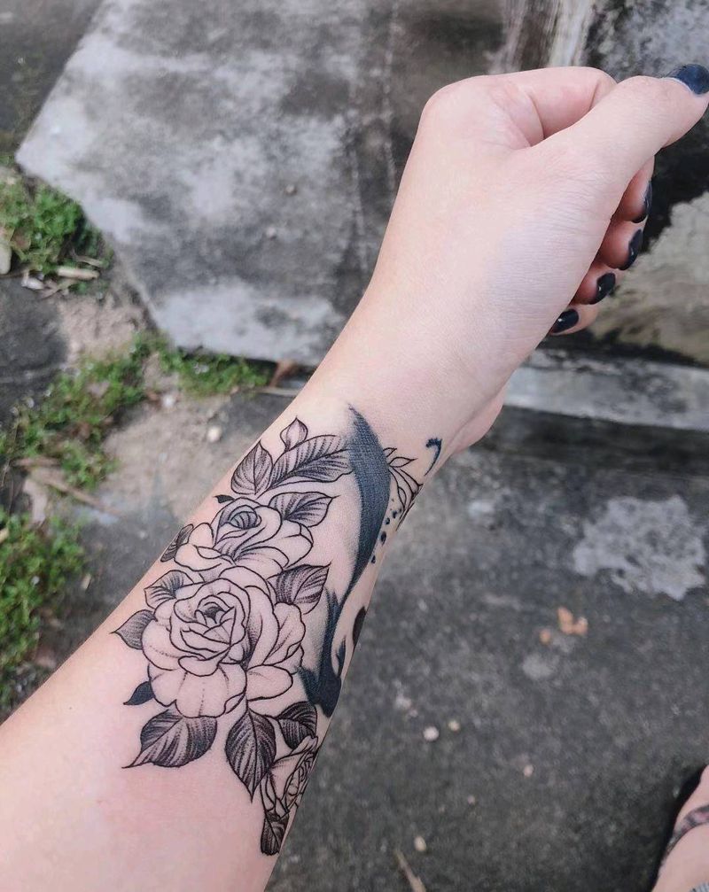 小清新纹身图片_手部小清新纹身图案