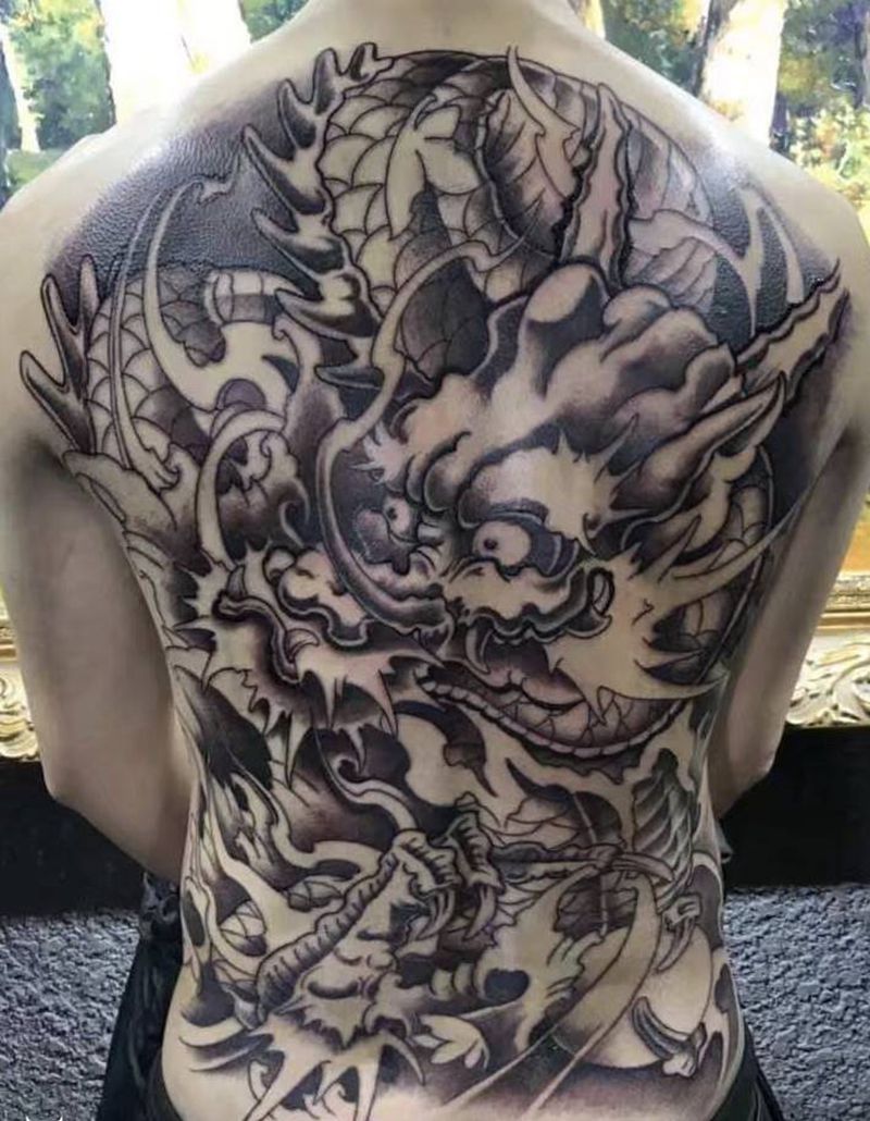 满背特价图2088纹身图片_背部纹身图案