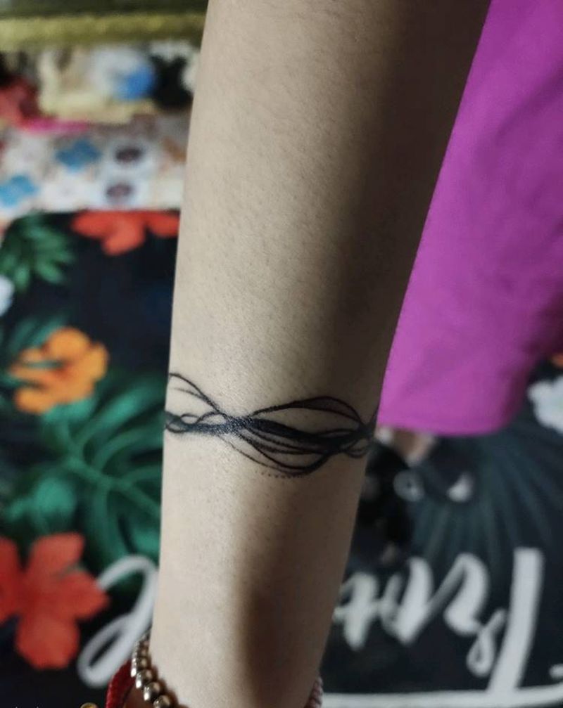 手环纹身图片_手部手环纹身图案