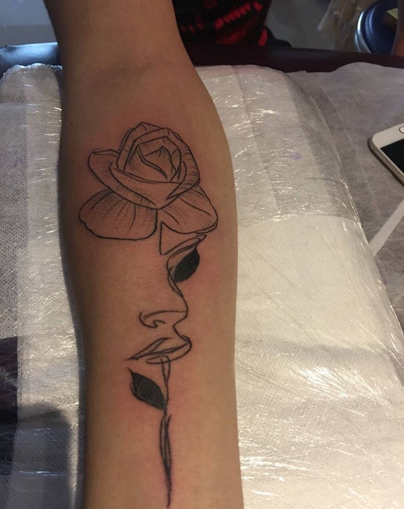 简约款纹身图片