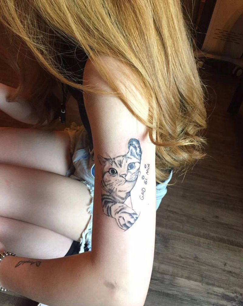 猫猫纹身图片