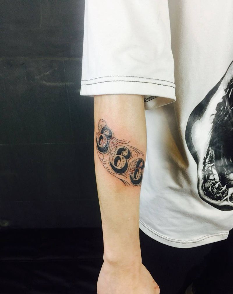 666纹身图片