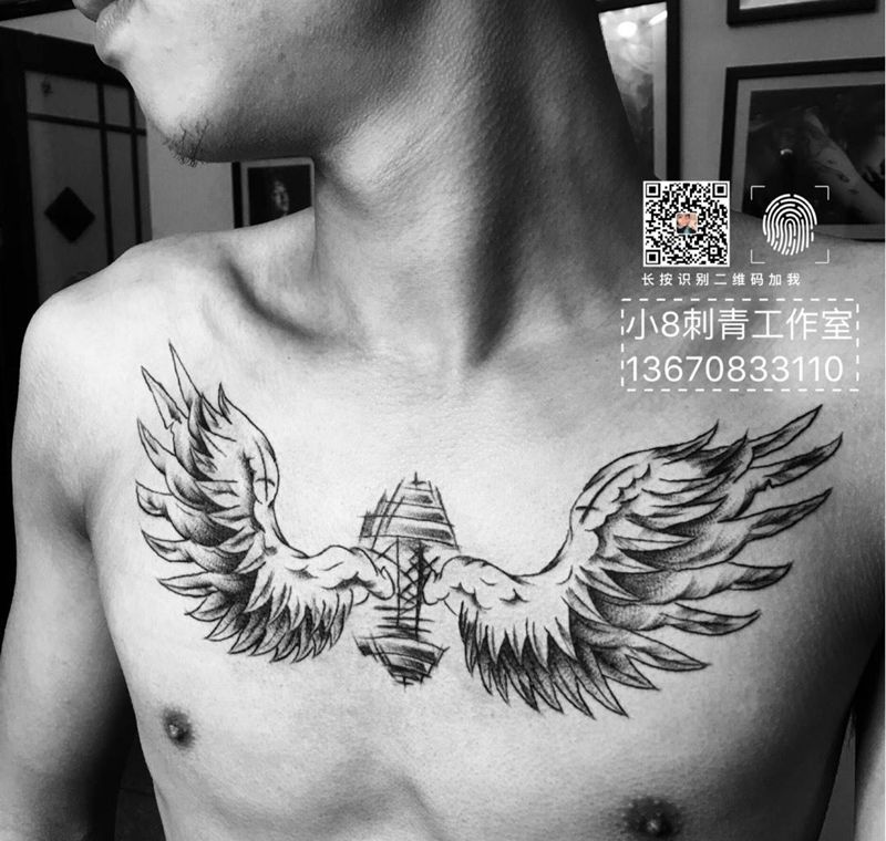 花胸系列纹身图片