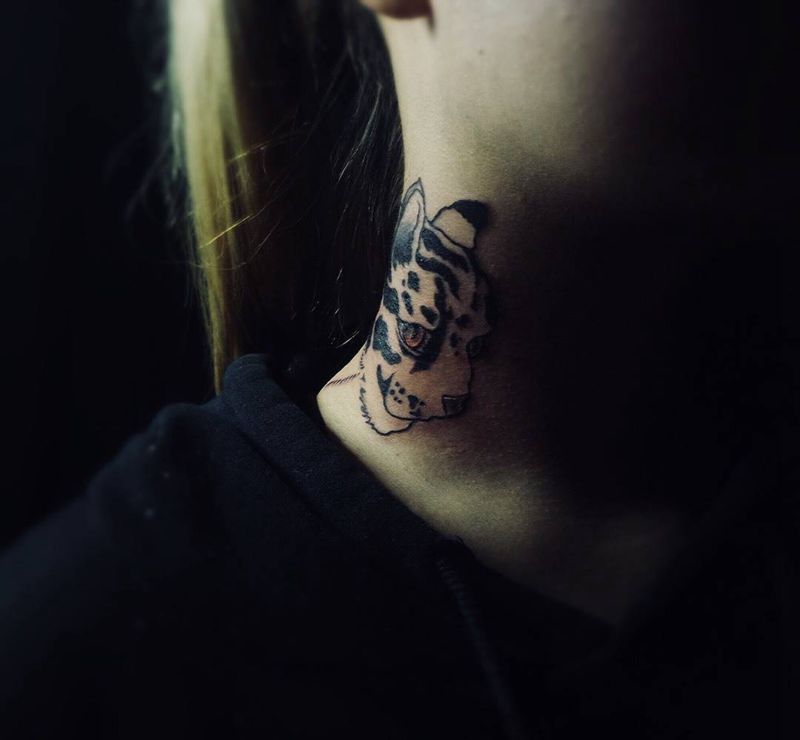 豹子纹身图片