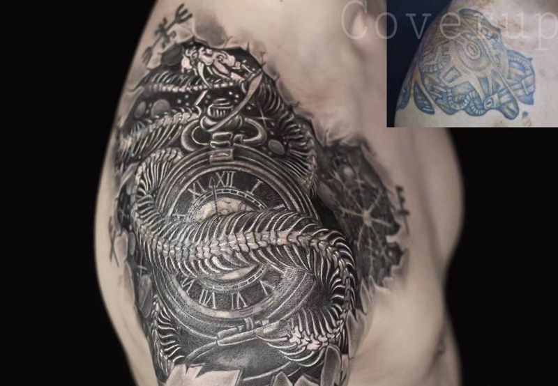 遮盖纹身纹身图片_手臂手部纹身图案