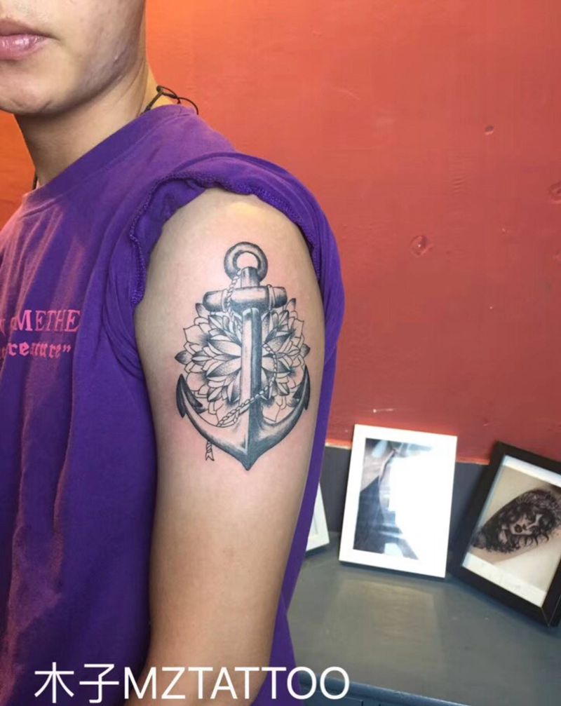 船苗梵花纹身图片