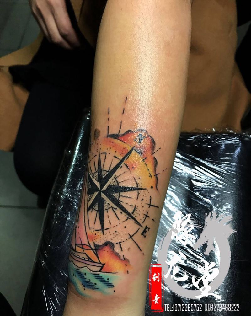 水彩纹身图片