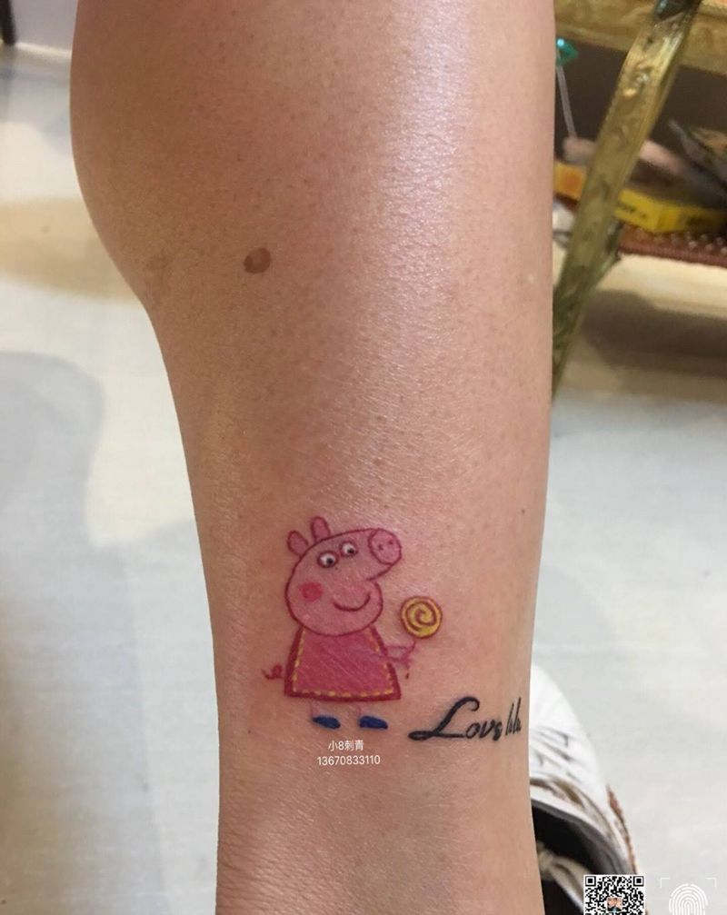 佩琦纹身图片