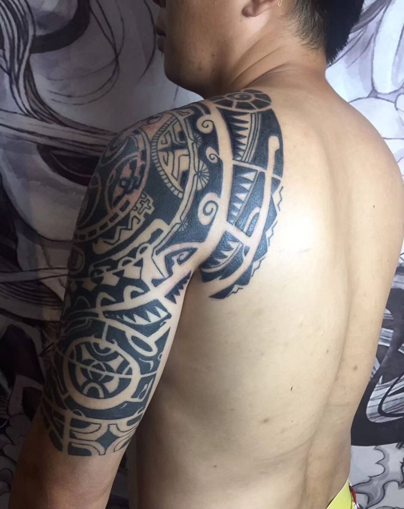 玛雅图腾纹身图片