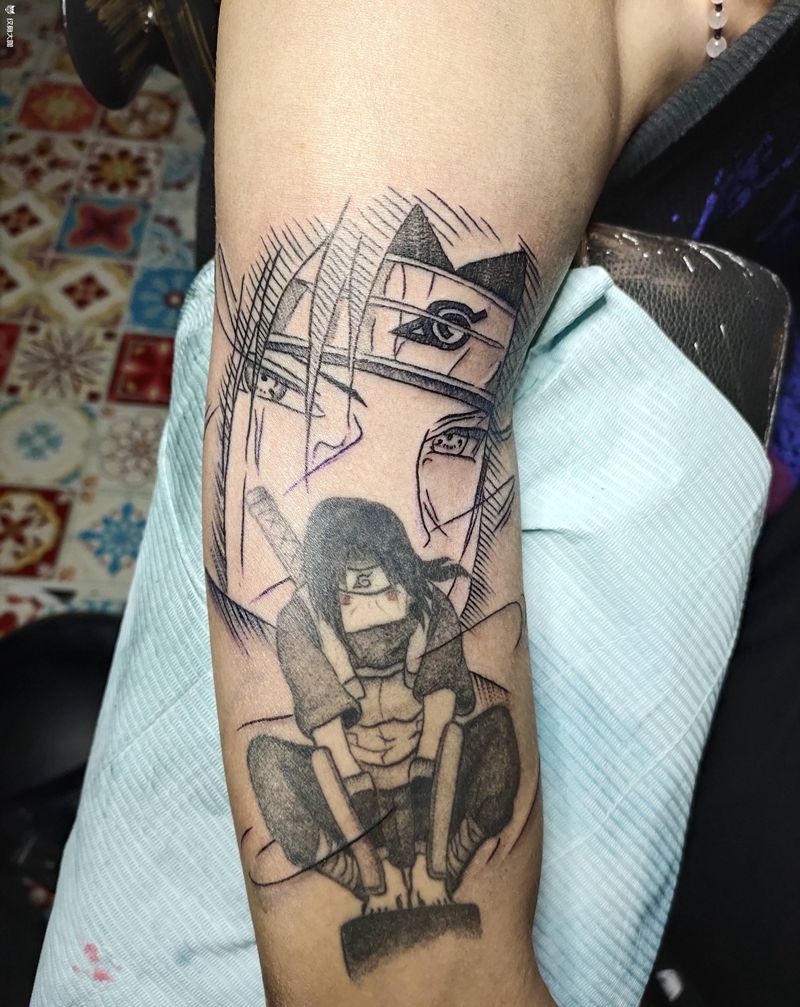 动漫纹身图片_手部动漫纹身图案