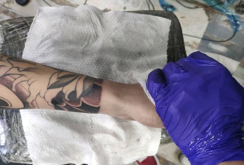 修改纹身图片_手臂老传统纹身图案