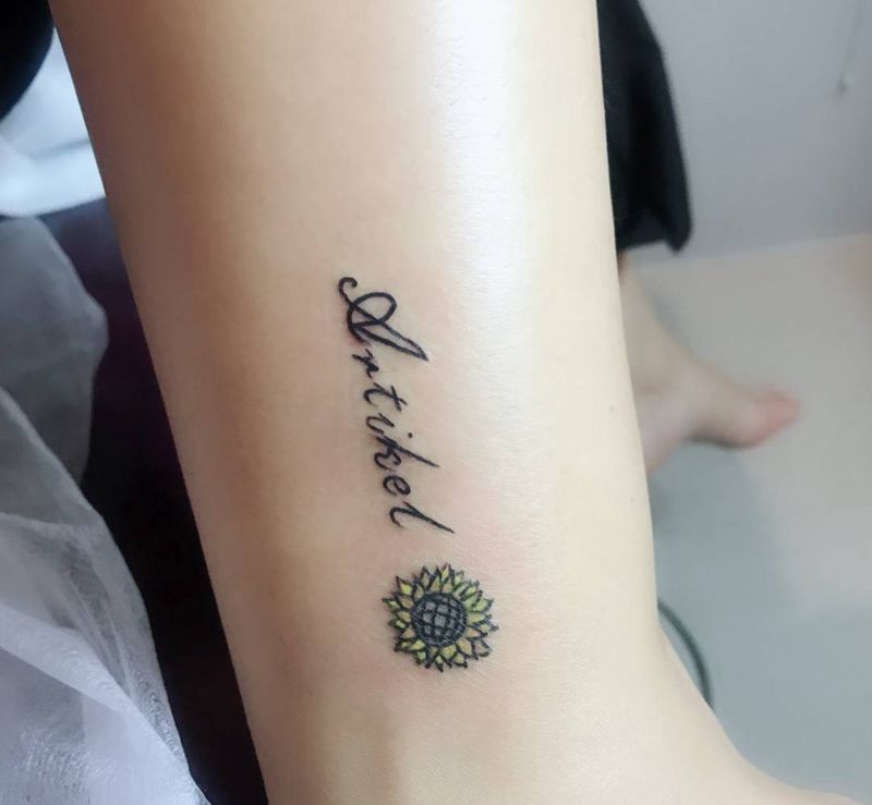 脚踝纹身纹身图片