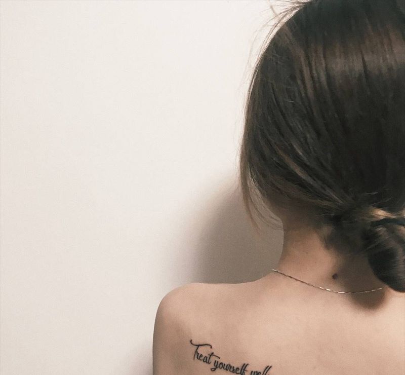 小清新纹身图片_成品手臂清新纹身图案