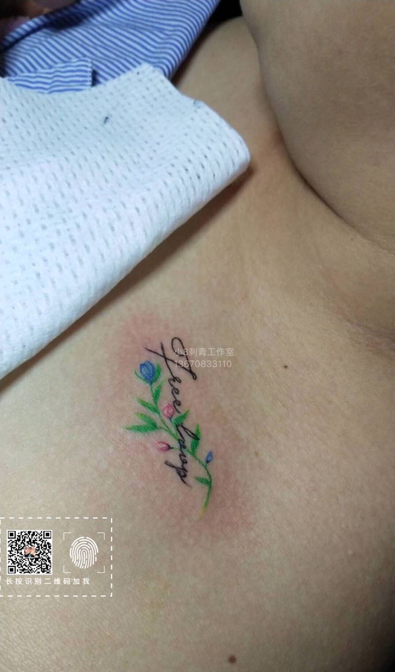 锁骨纹身纹身图片