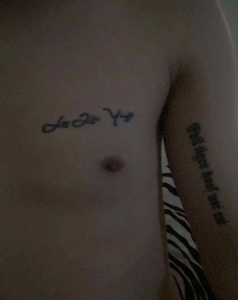 遮盖纹身图片_胸部遮盖纹身图案