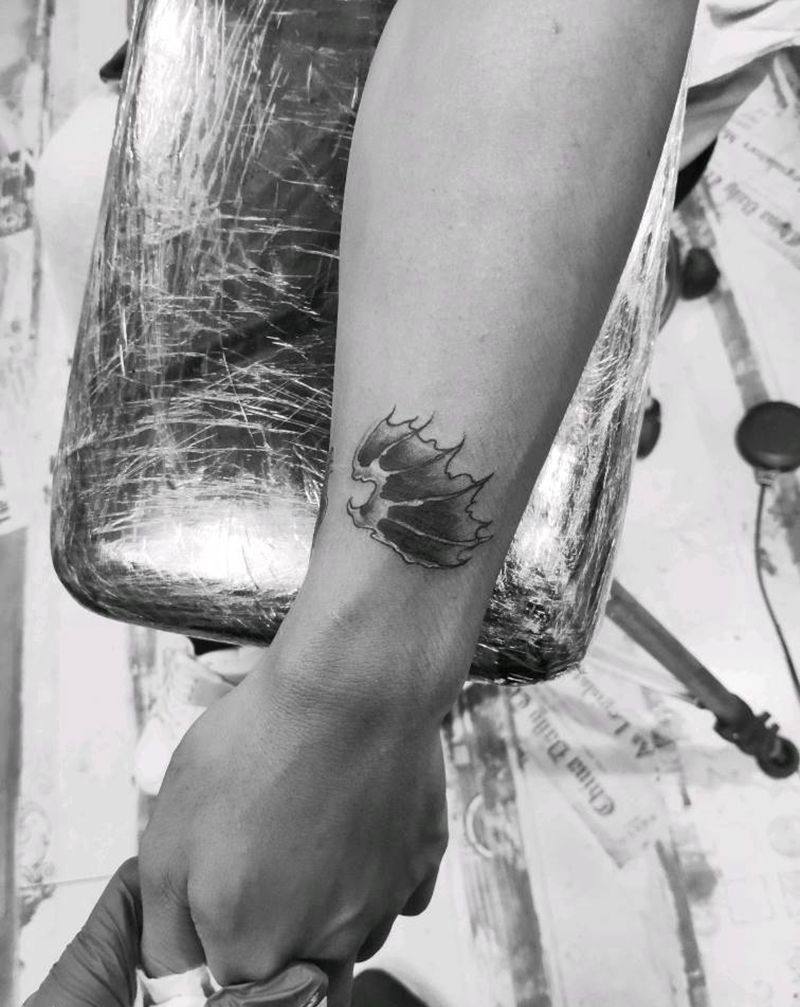 遮盖疤痕纹身图片