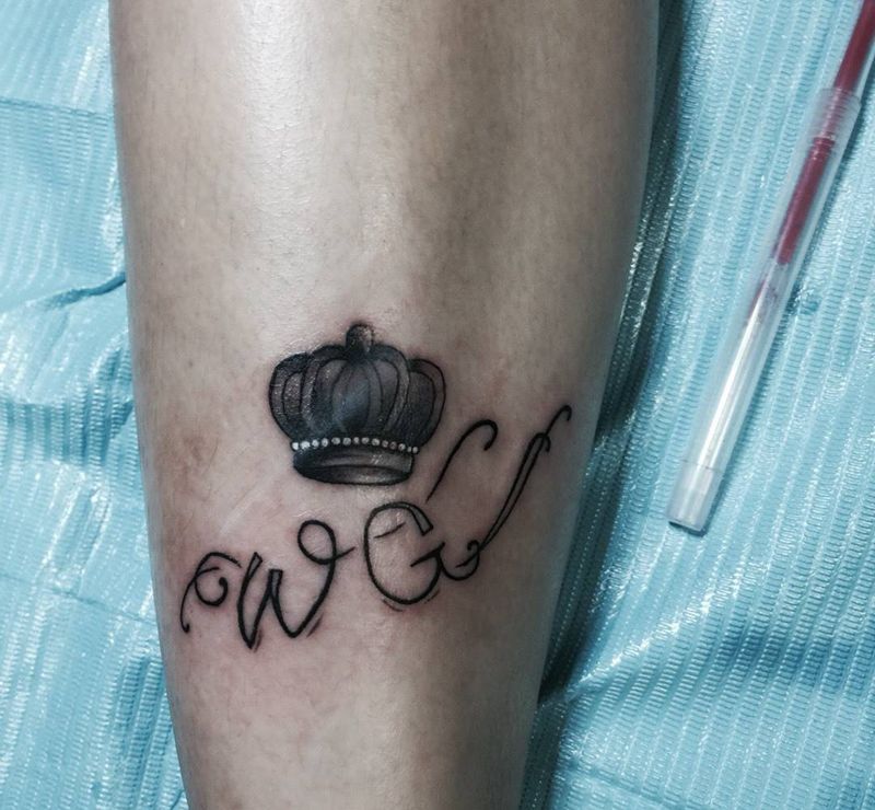 遮盖纹身图片_成品脚部清新纹身图案