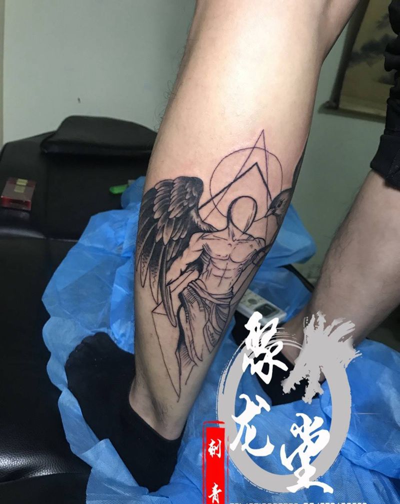 玩鸟的对吧纹身图片