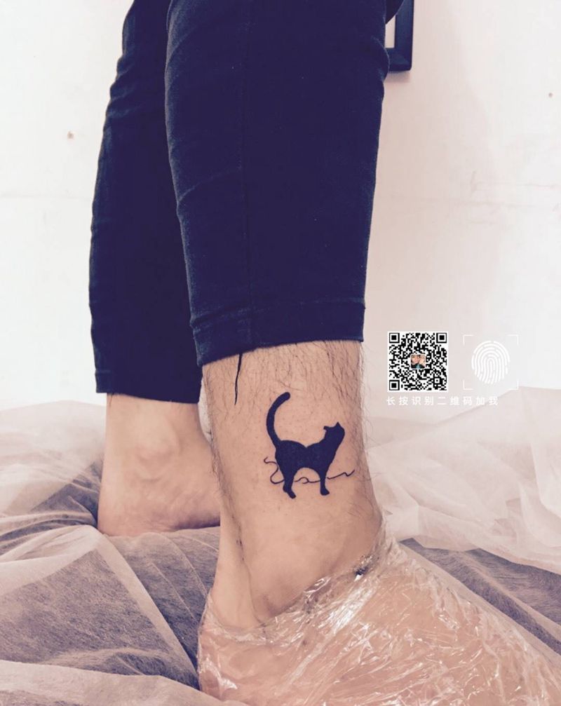 猫纹身图片
