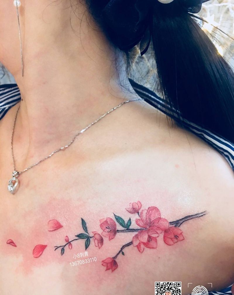 锁骨纹身图片