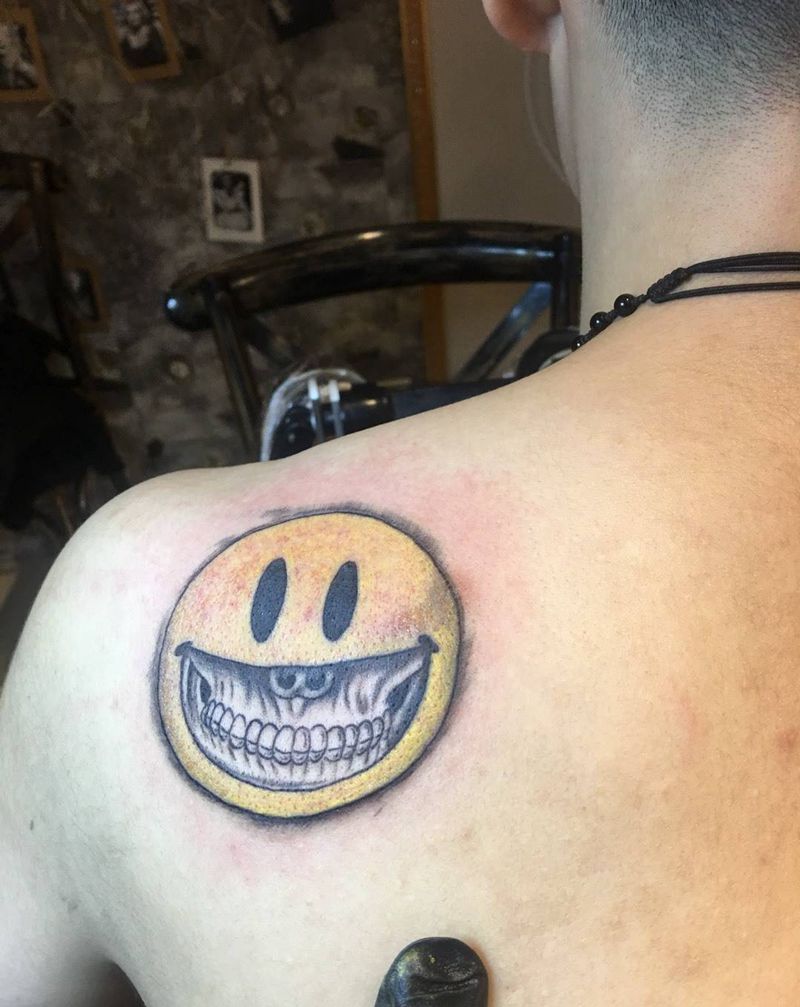 笑脸纹身图片
