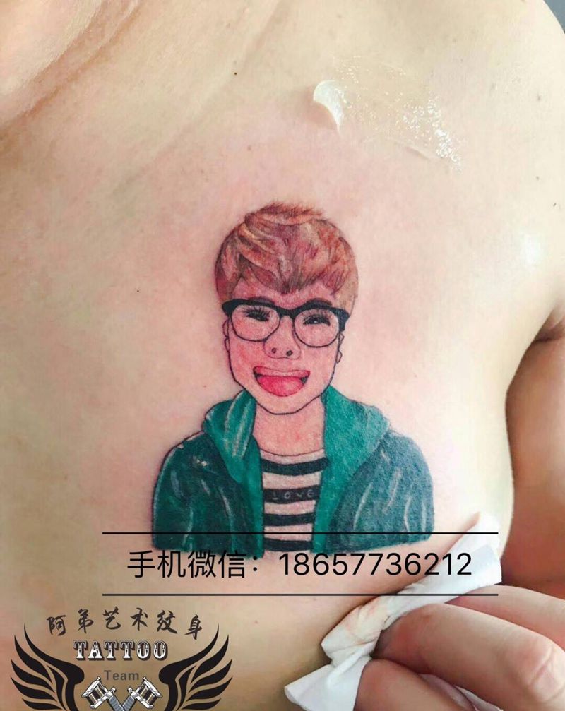 肖像纹身图片