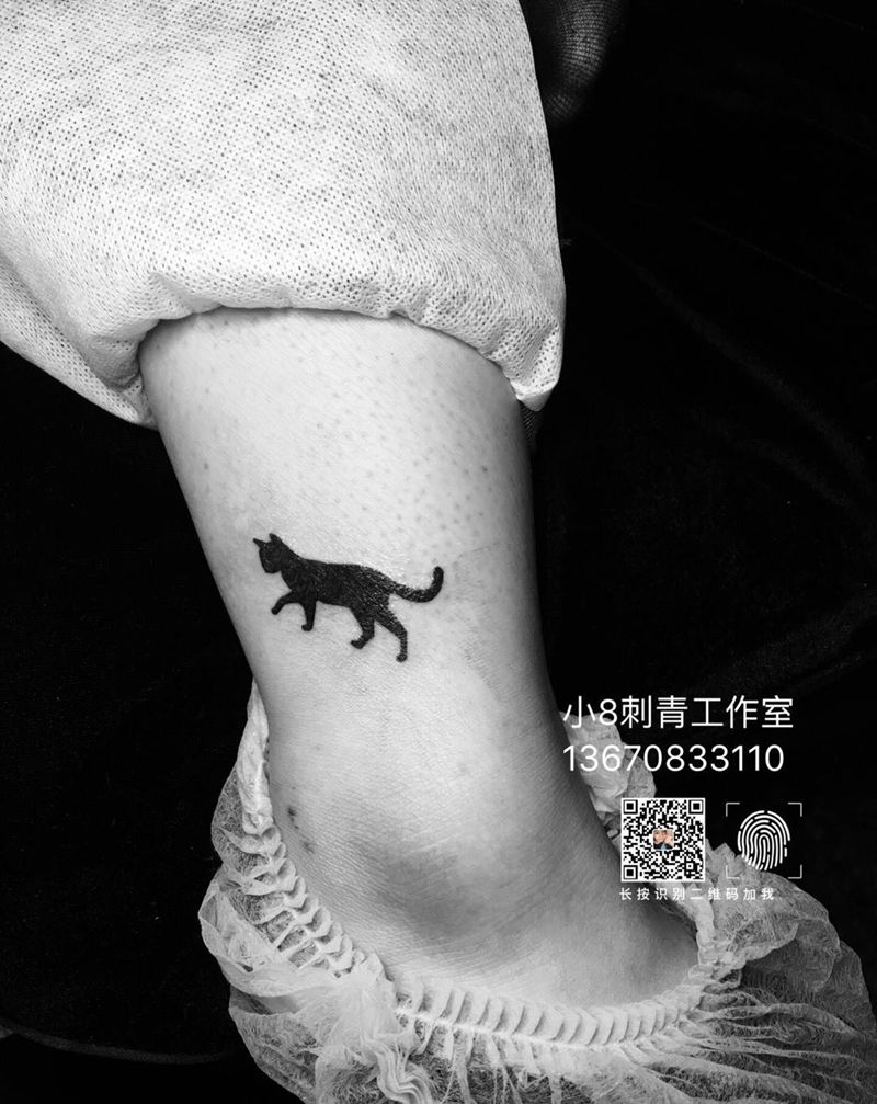 猫纹身图片