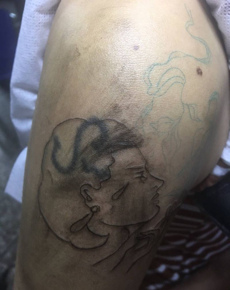 旧纹身遮盖纹身图片