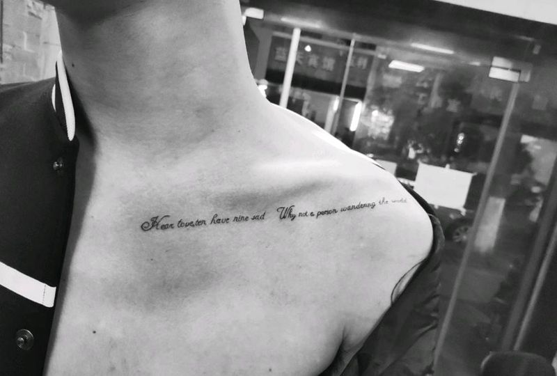 小英文纹身图片