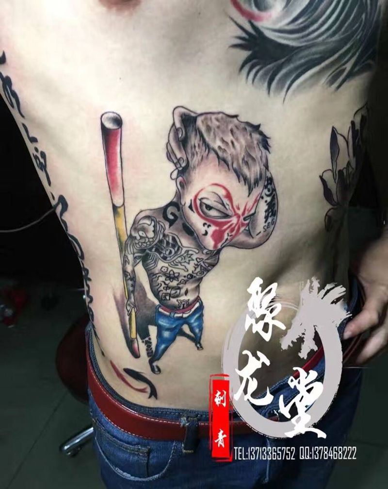 大岭山老铁纹身图片