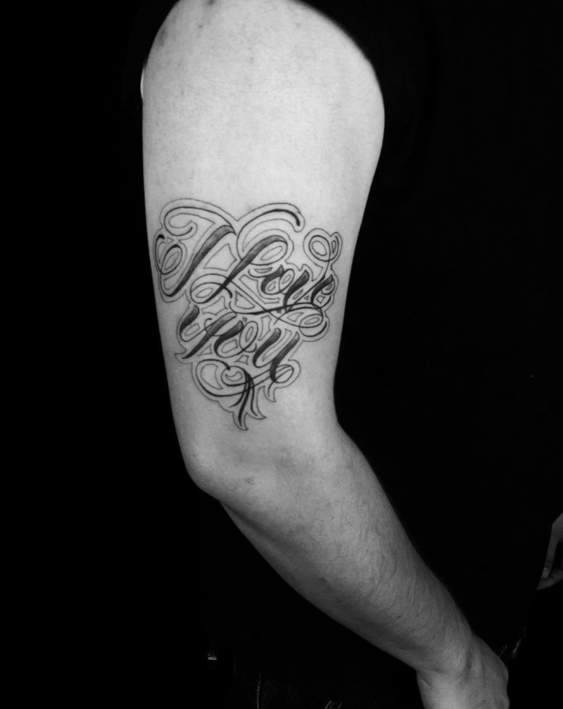 奇卡诺花体纹身图片