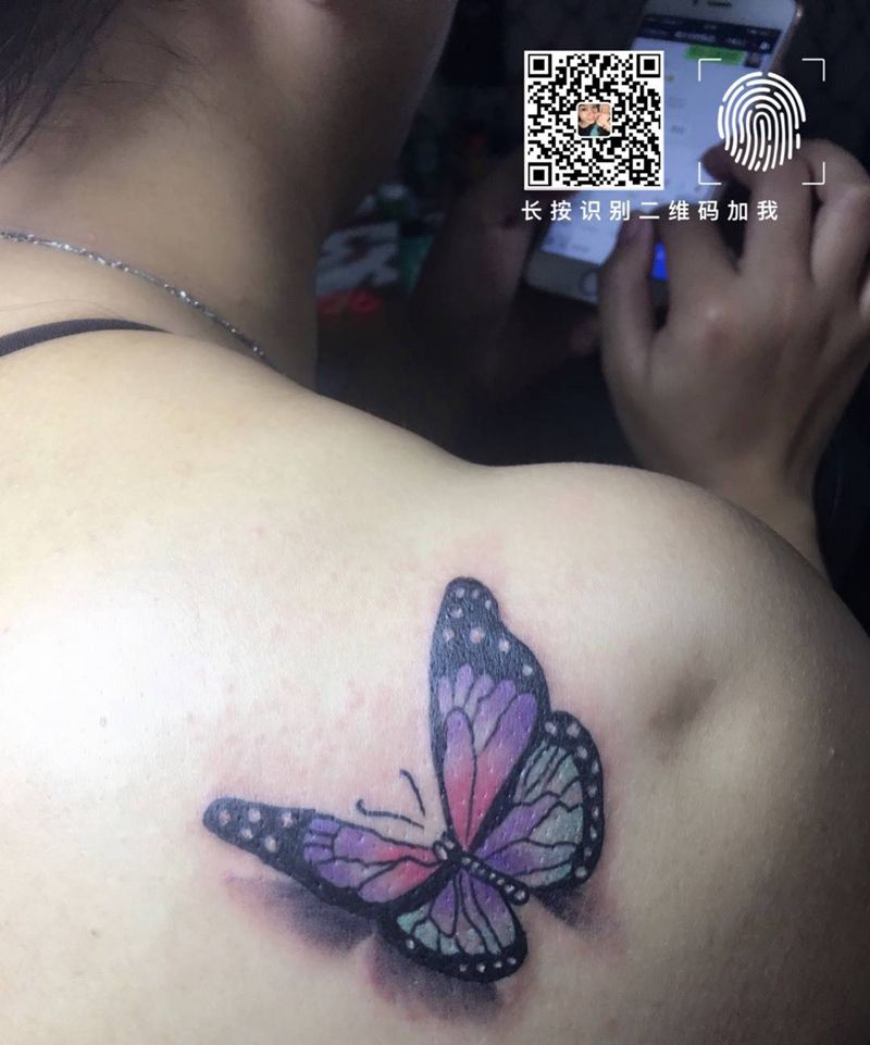 蝴蝶纹身图片