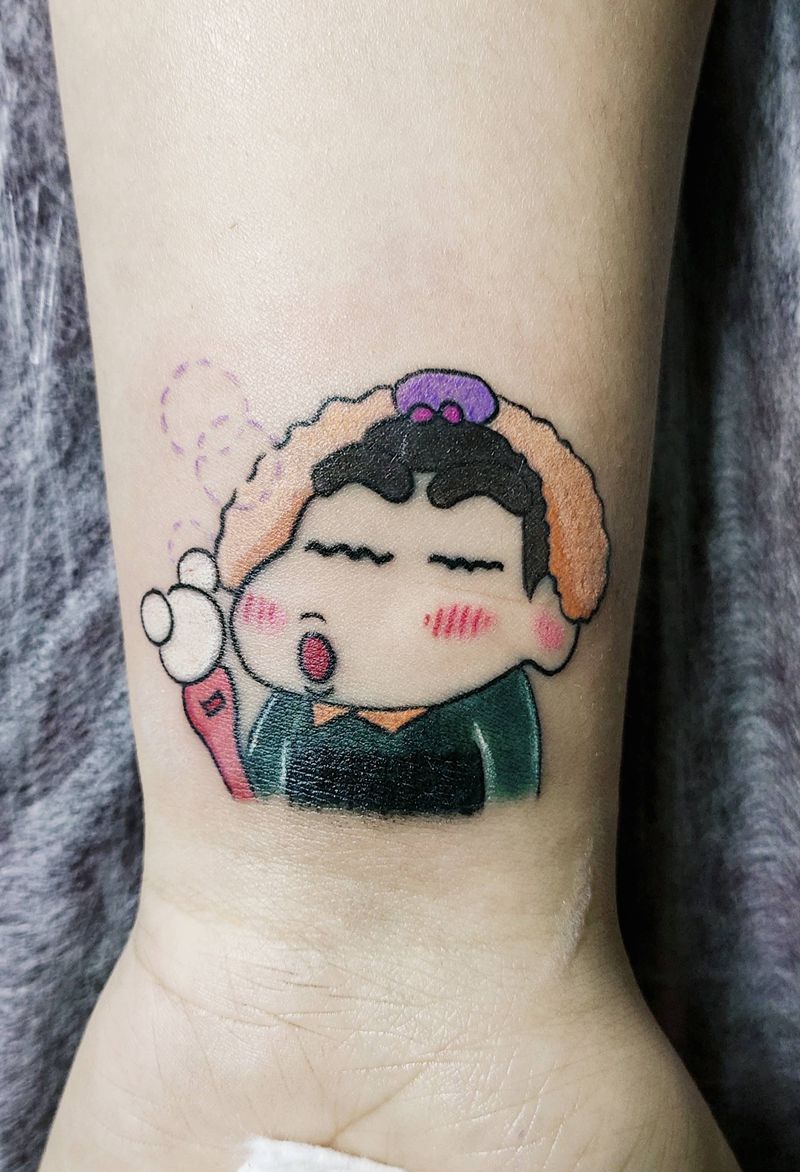 遮盖作品纹身图片_手臂水彩纹身图案