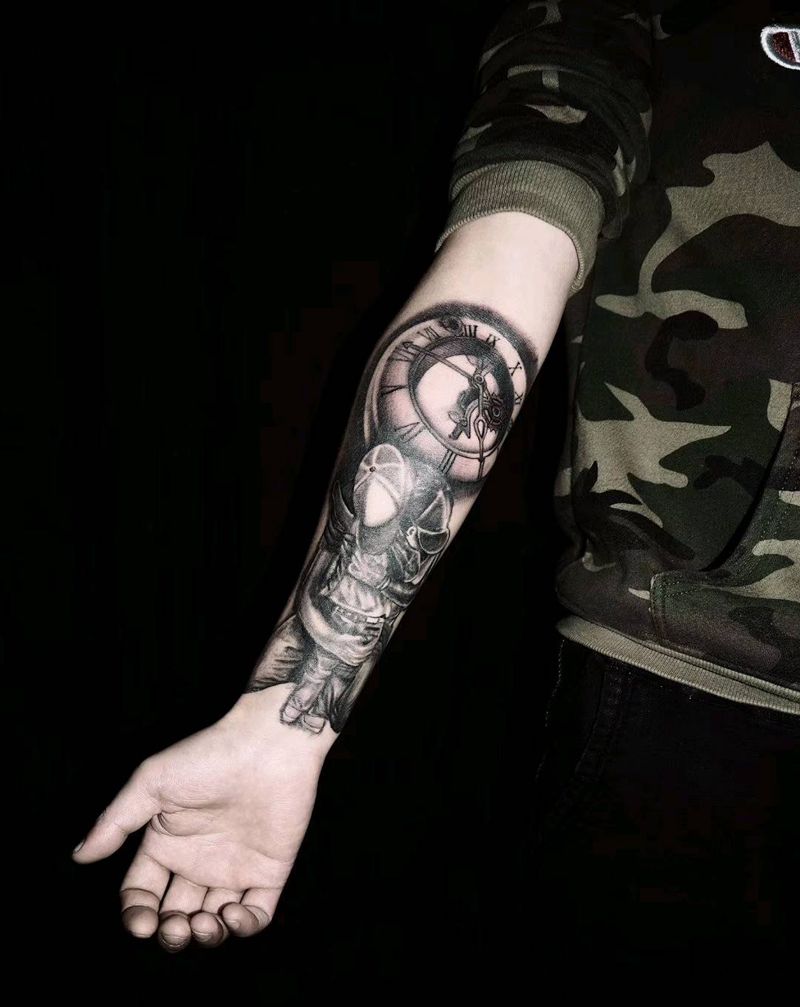 写实纹身图片_手臂欧美写实纹身图案