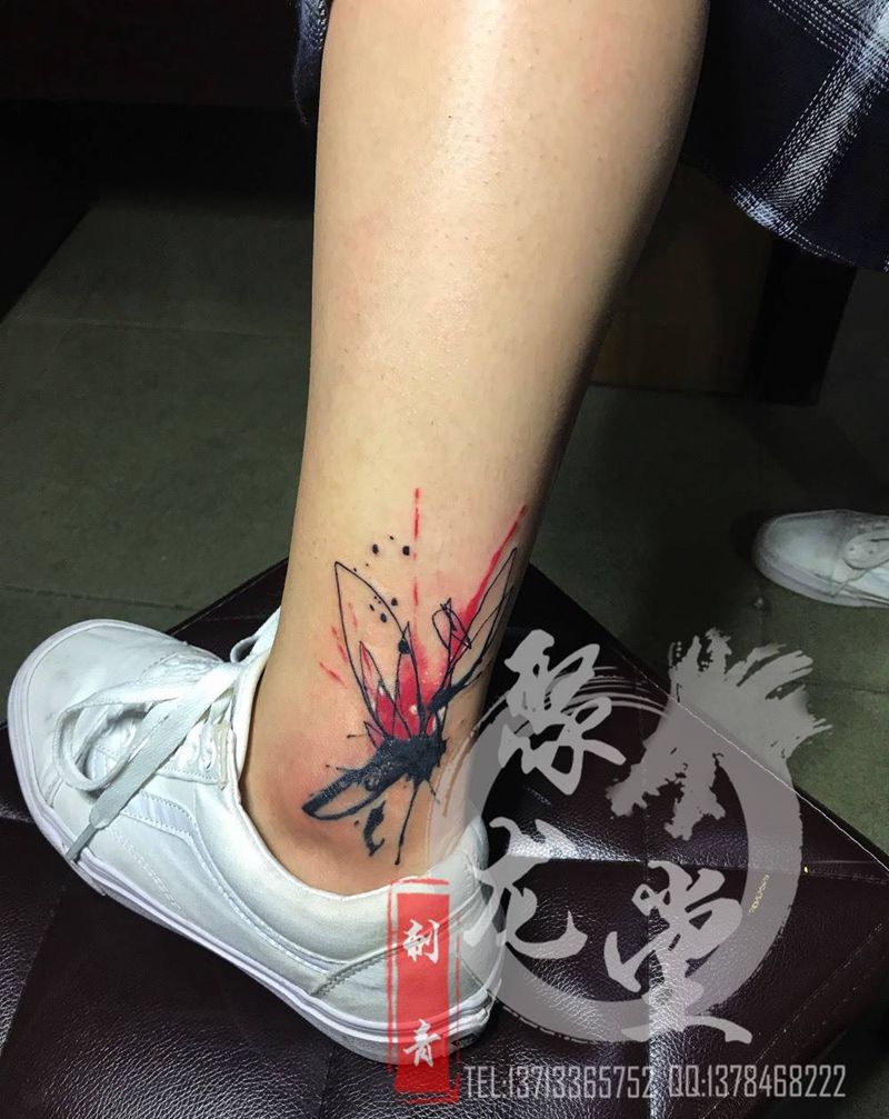 水彩纹身图片_成品原创纹身图案