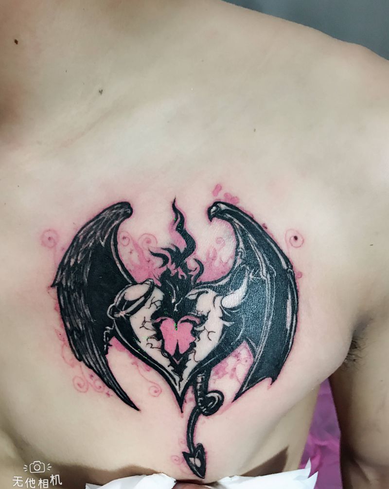 胸口纹身纹身图片