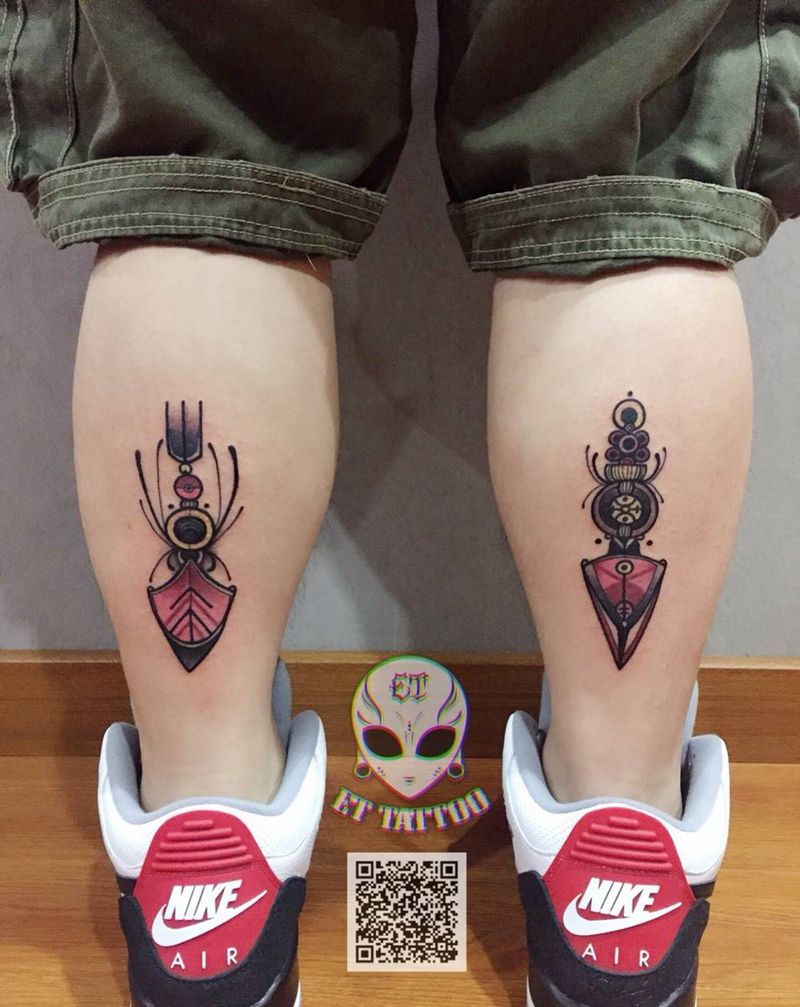 new school纹身图片