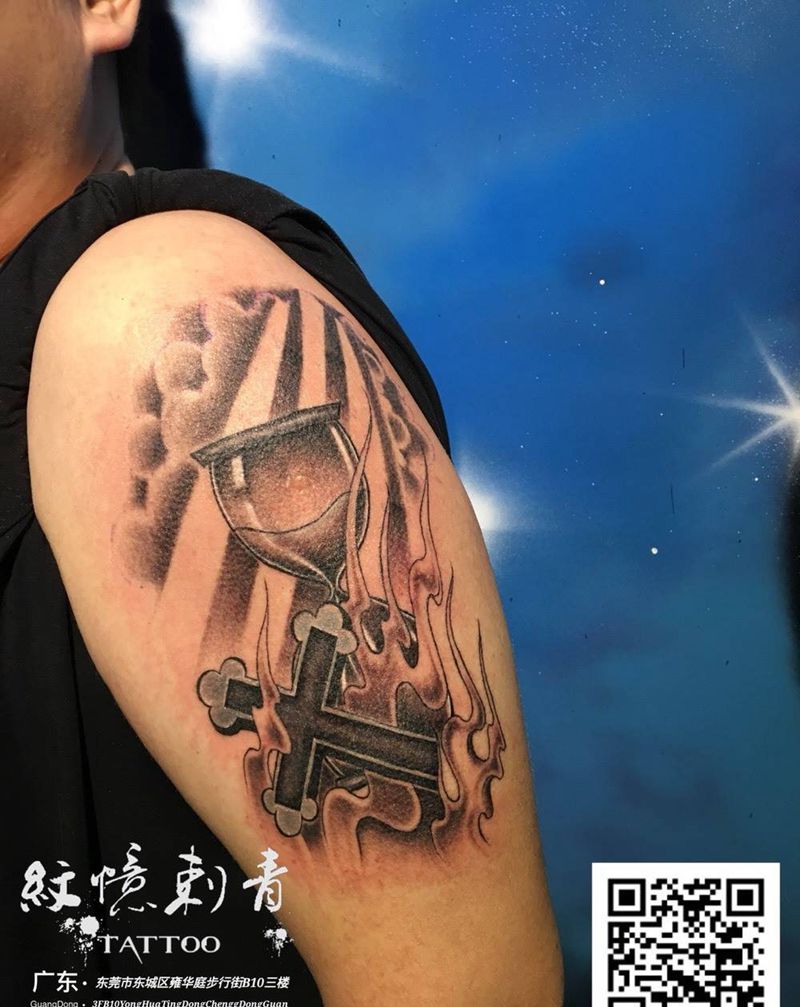 广东紋憶刺青出品，长按图片识别二维码可查看本店作品集！纹身图片