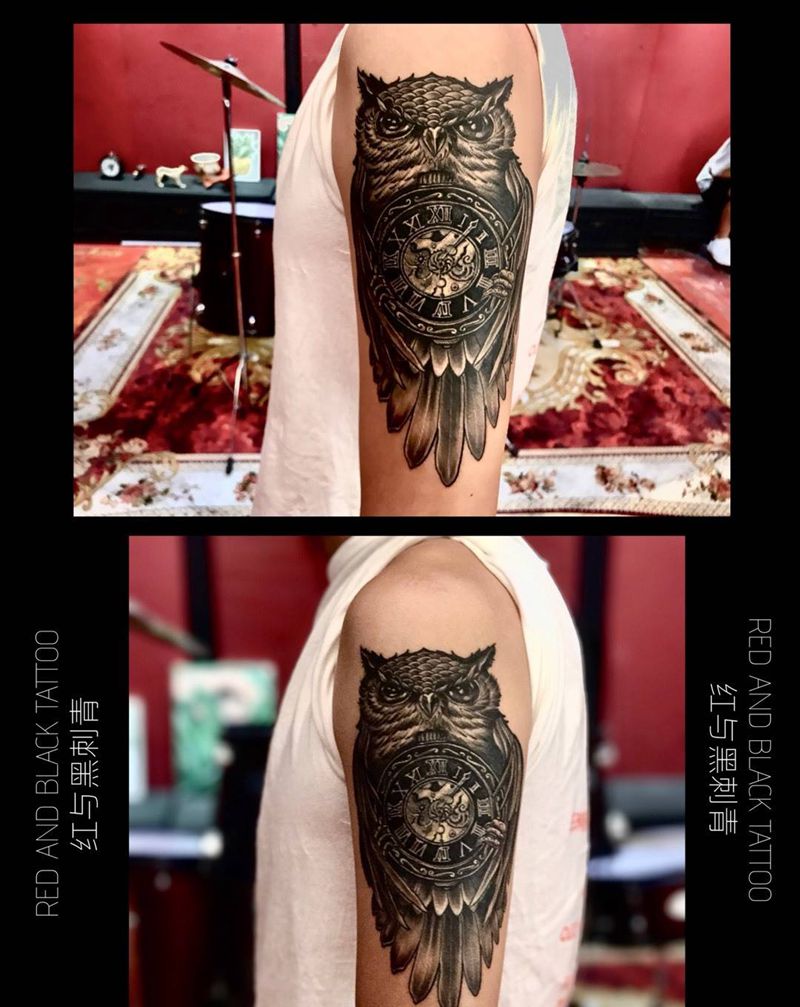 恢复后效果纹身图片