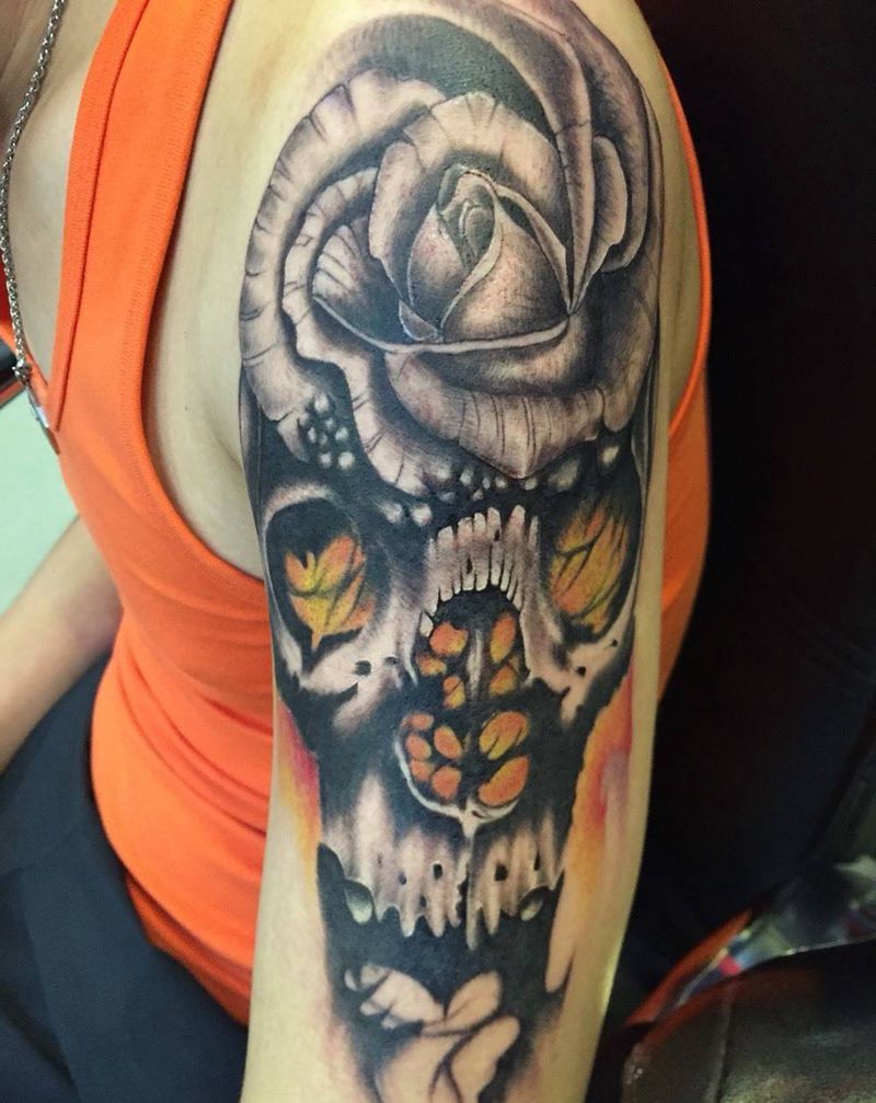 纹忆刺青出品纹身图片