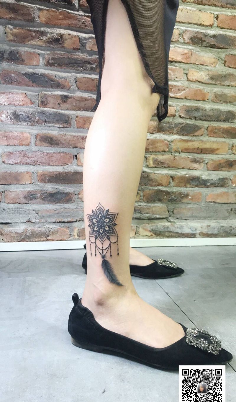 曼陀罗纹身图片