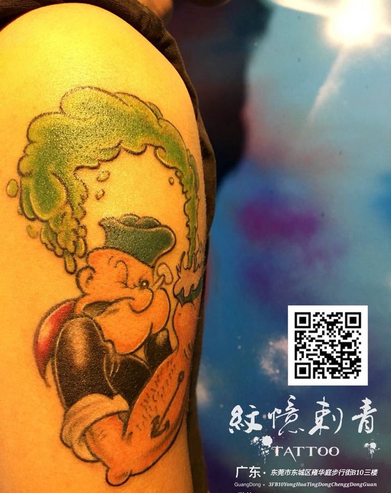 广东紋憶刺青出品,长按图片识别二维码可查看本店作品集!纹身图片