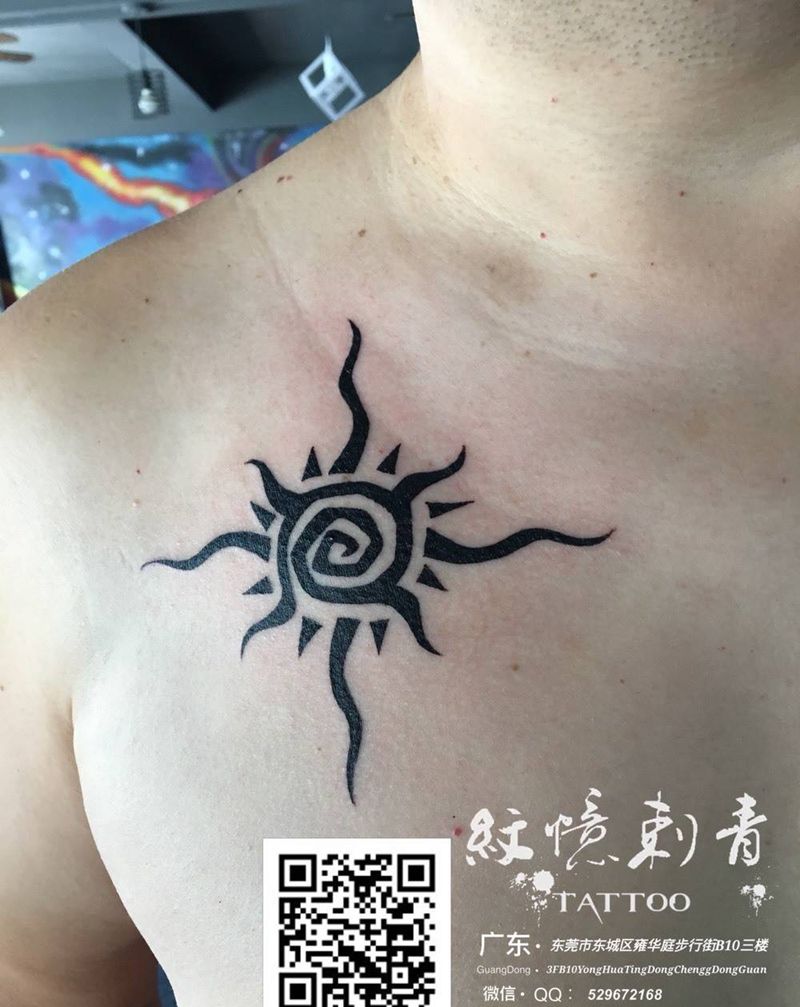 广东紋憶刺青出品，长按图片识别二维码可查看本店作品集！纹身图片