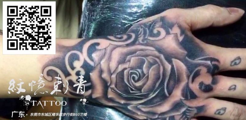 广东紋憶刺青出品，长按图片识别二维码可查看本店作品集！纹身图片