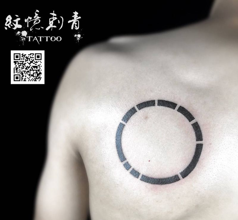 圈圈纹身图片