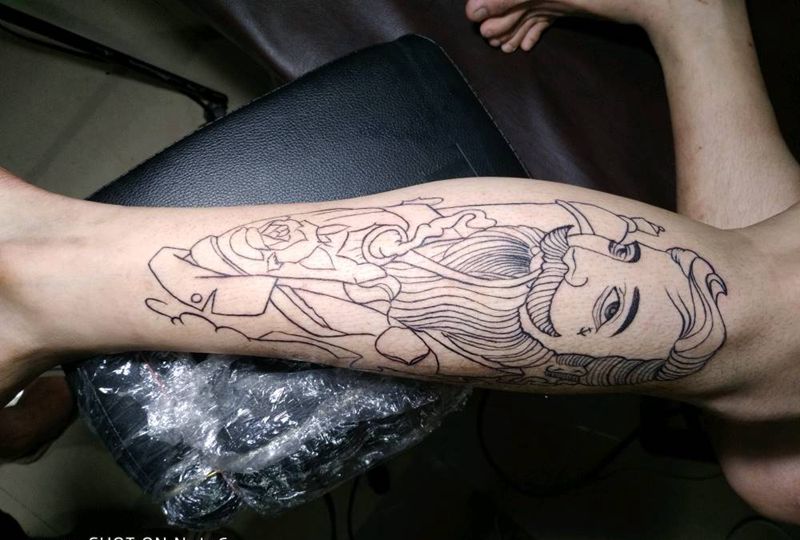 斯大林下次上色纹身图片